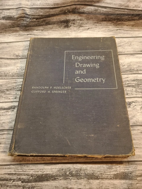 VINTAGE TEXTBOOK ENGINEERING DRAWING &amp; GEOMETRY 1956 £11.29 - PicClick UK