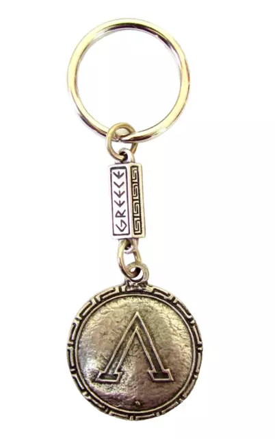 Keyring Shield 300 Leonidas Spartan Ancient Greek Zamac Miniature Vintage Keyring Shield 300 Leonidas Spartan Ancient Greek Zamac Miniature Vintage