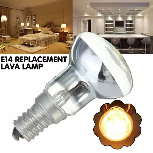1x 30W R39 Pearl Reflector Spot Light Lava Lamp Glitter Bulb Small Screw  SES E14