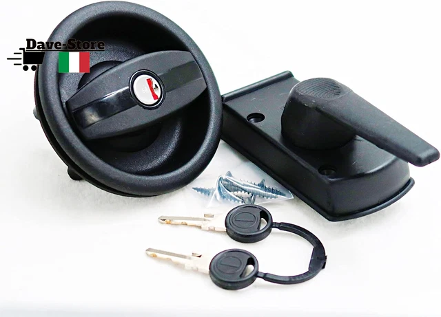 Serratura Per Porta Camper – Chiusura Maniglia FAP Ff-System Colore Bianco – Modello 1095