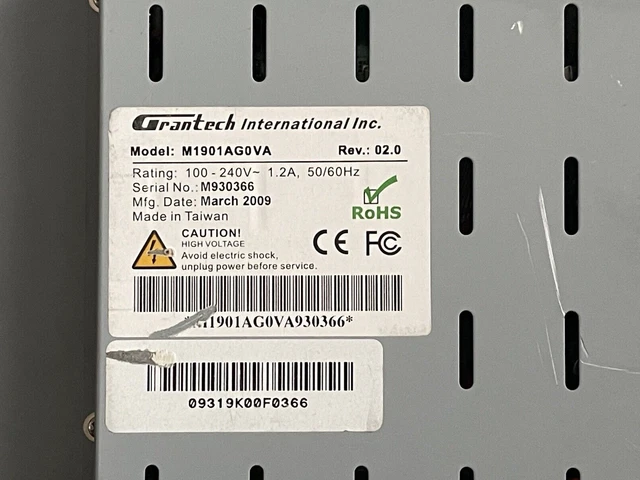 monitor a telaio aperto GRANTECH M1901AG0VA
