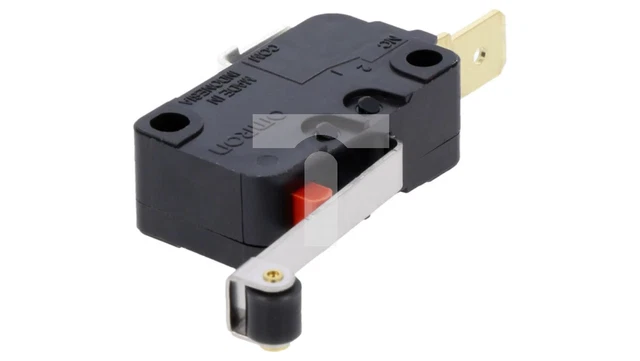 Microswitch SNAP ACTION with a lever (with a roller) SPST-NC D3V1662C5 /T2UK