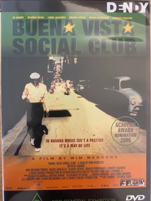 BUENA VISTA SOCIAL CLUB DVD Ry Cooder Wim Wenders Excellent Condition!