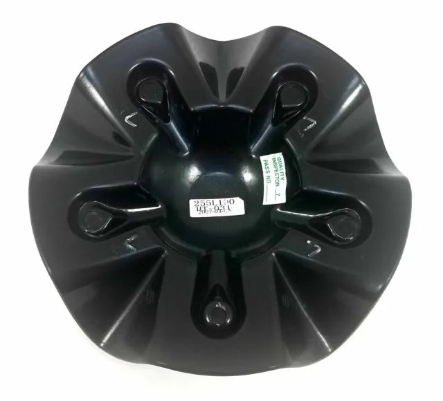 KMC Wheels Gloss Black Wheel Center Hub Cap 7-1/4"OD Bolt-On