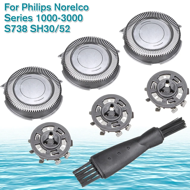 Lot De 3 Têtes De Rechange SH30 Pour Rasoir Philips Norelco Série 1000-3000 - Neuf