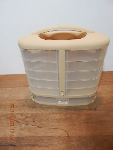Papelera organizadora de almacenamiento de costura de 11 cajones Pioneer 987 12" de colección