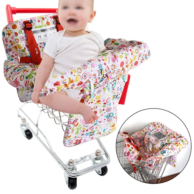 Baby Kids Shopping Cart Trolley Cushion Seat Covers Mat High Chair Protector Pad