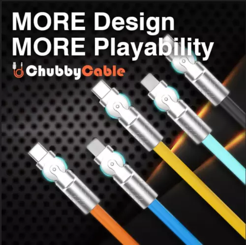 180° Rotating Fast Charge Cable For Iphone Xiaomi Samsung Android Smart Phone 2