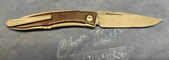 Chris Reeve Knives Mnandi Snakewood Damascus