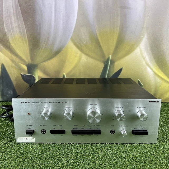 SANYO DCA200 STEREO Integrated Amplifier Phono Stage £79.99