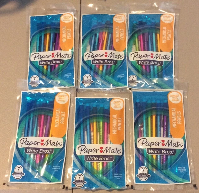 42 PAPER MATE Write Bros Mechanical Pencils 0.7 Lot Of 42 Pencils. Free