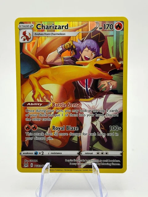 pokemon trading card game lost origin ultra rare charizard tg03 Amazon.com: Pokemon - Charizard - TG03 - Trainer Gallery - Lost Origin main image 0