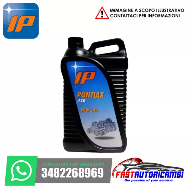 12 Litri Olio Lubrificante Per Trasmissioni Ip Pontiax Fzg 85W-140 Api Gl-3