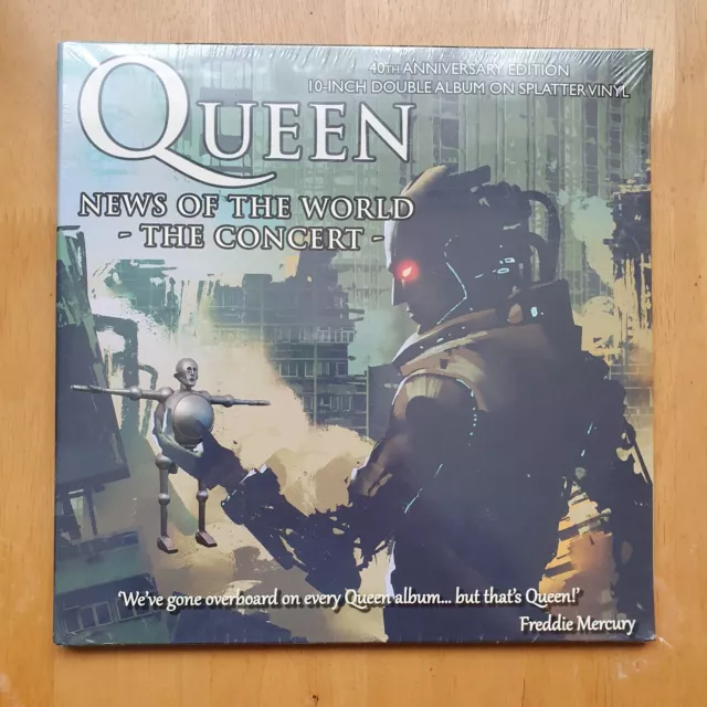 Queen – News Of The World Tour - The Concert - (Coloured Splatter Vinyl) 10''