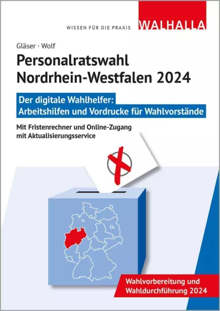 CD-ROM Personalratswahl Nordrhein-Westfalen 2024 Franziskus Gläser CD-ROM 40 S.