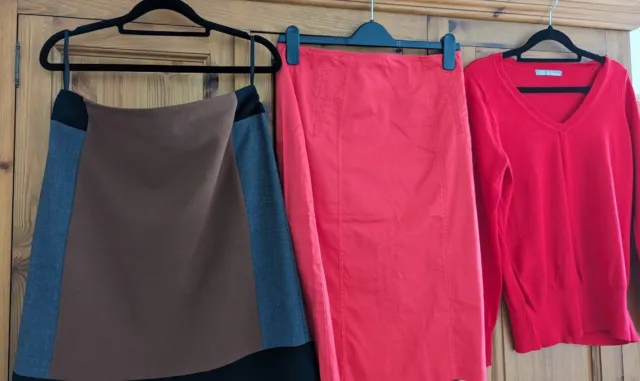 Women's Clothes Bundle Skirt Jumper Joblot Size 10 M&S