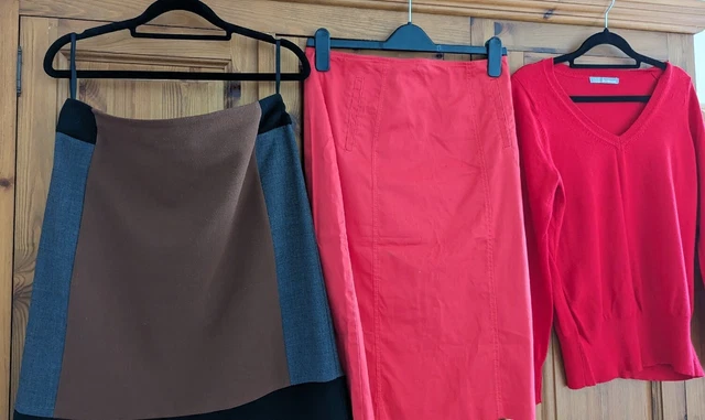 Women's Clothes Bundle Skirt Jumper Joblot Size 10 M&S