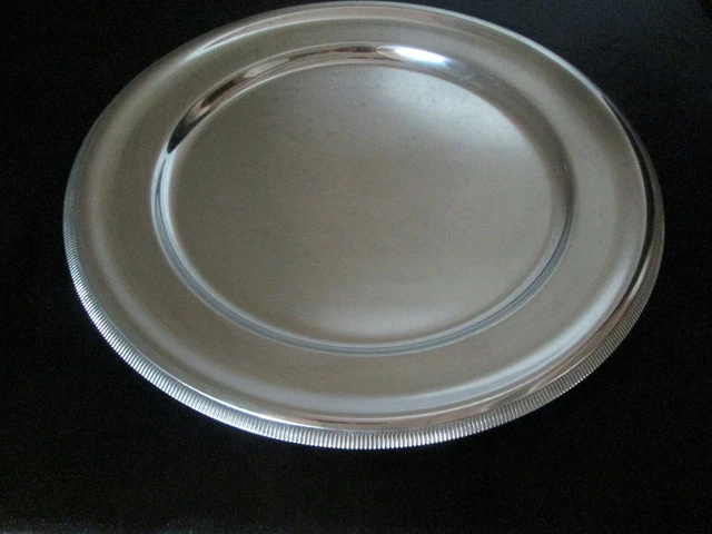 Plat légumier ovale en inox LETANG REMY Modèle OCÉANE - Longueur 34.5 cm – Vintage design - Arts de la table