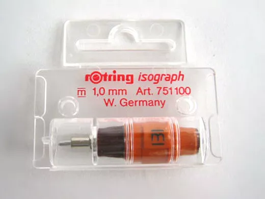 rotring 751100 Zeichenkegel 1,0 mm für Tuschefüller isograph OVP 1,0mm Nib