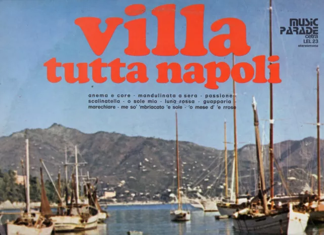 CLAUDIO VILLA disco LP 33 giri TUTTA NAPOLI made in ITALY