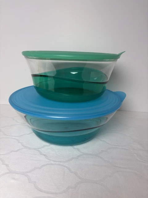 Ciotola Tupperware Eleganzia 4,6 L - Turchese/Verde, Originale, Lavabile In Lavastoviglie - Foto 6