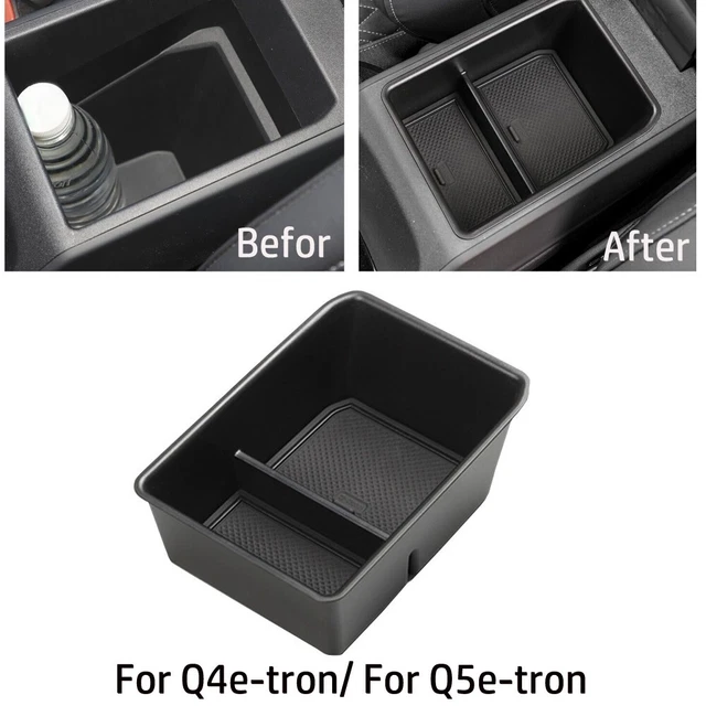 Scatola portaoggetti impermeabile ABS centrale auto per Q5 E-Tron