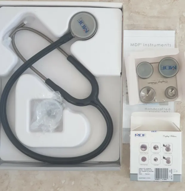 MDF Instruments ProCardial Titanium Stethoscope MDF797T  with CCT Upgrade Kit