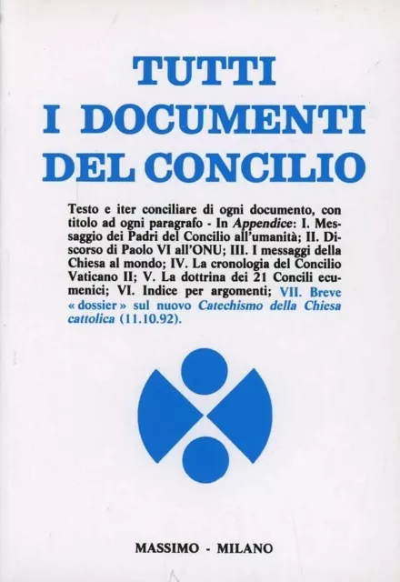 Libri Tutti I Documenti Del Concilio