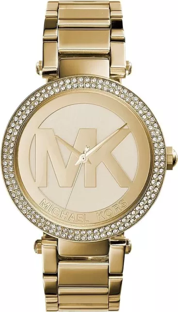 Michael Kors MK5784 39mm Parker Gold-Tone Stainless Steel Women's Watch