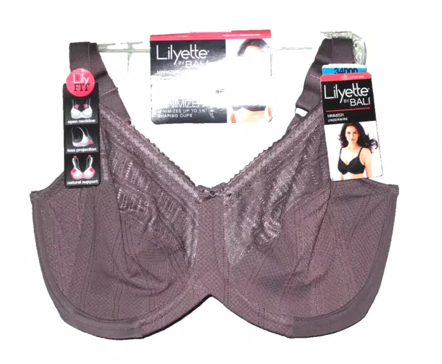 NWT Lilyette by Bali 0434 Enchantment Minimizer Underwire Bra Various Selections