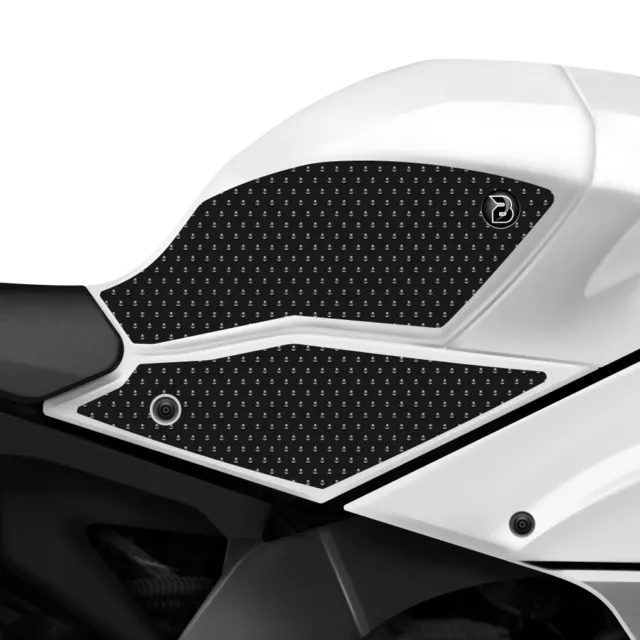 BLOQ Motorrad Tank Griff Pads Für KTM RC 125 (2022-) - Tacky Grip Schwarz