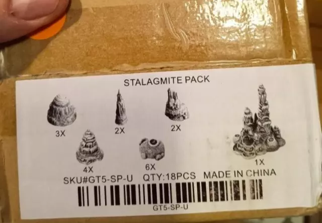 Dwarven Forge Cavern - Stalagmite Pack - Unpainted - GT5-SP-U - NEW Unopened 2