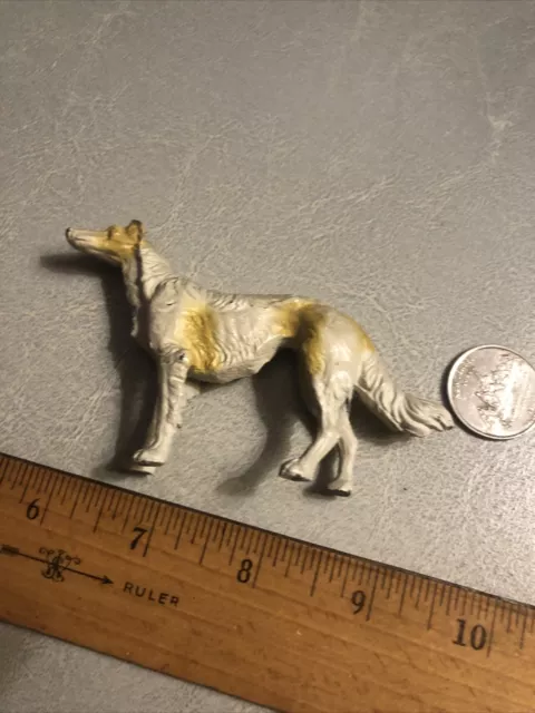 Cast iron Dog Russian Wolfhound  Dog  Miniature