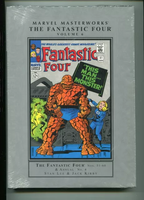 Marvel Masterworks The Fantastic Four Vol 6 Nm 9.6 Iconic Cover Hardcover