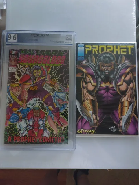 Youngblood #2 PGX 9.6 1st appearance of Prophet/Shadowhawk + Prophet #1 NM