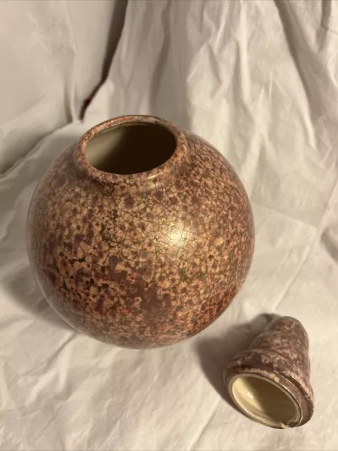 Pierre  RANAL Vase Art Deco rar  2teilig Amphore Phiole? Keramik Sammler ca.23cm 2