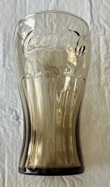 Vintage Libbey Coca Cola Coke Brown  16oz Drinking Glass