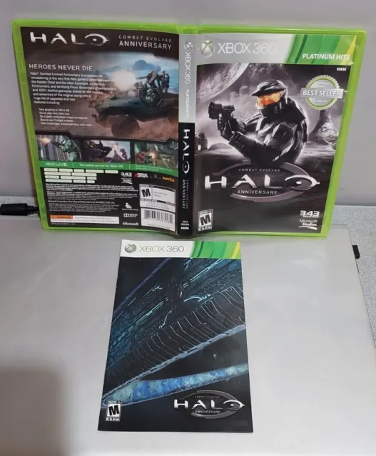 Case & Manual Only - Halo: Combat Evolved Anniversary Microsoft Xbox 360