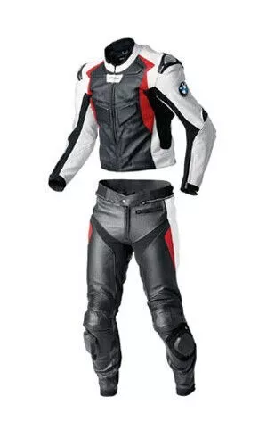 BMW Mens Motorbike Leather Suit Racing Biker Motorcycle Leather Jacket Trouser