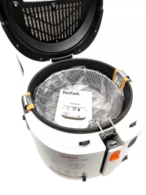 Tefal FF1631 Fritteuse Filtra One 1.900 W Kapazität 1,2 Kg Clean-Oil-System Weiß 3