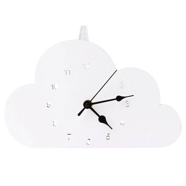 Cloud Party Favors Decorative Wall Clock Cloud Decorations Kids Bedroom