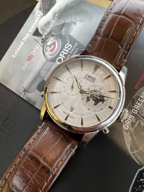 Oris Artelier Worldtimer Greenwich Mean Time Limited Edition JUST SERVICED