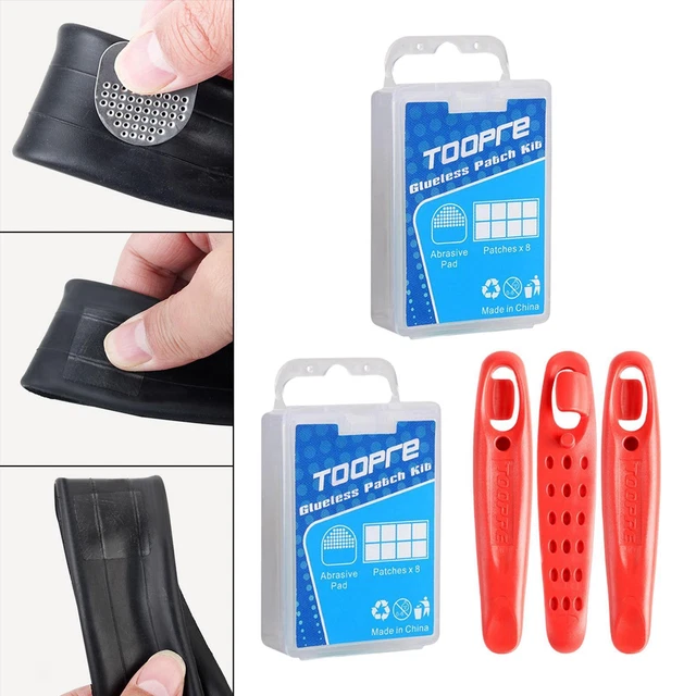 Kit de réparation d'origine vintage pour cyclistes, pneus Compete, étui