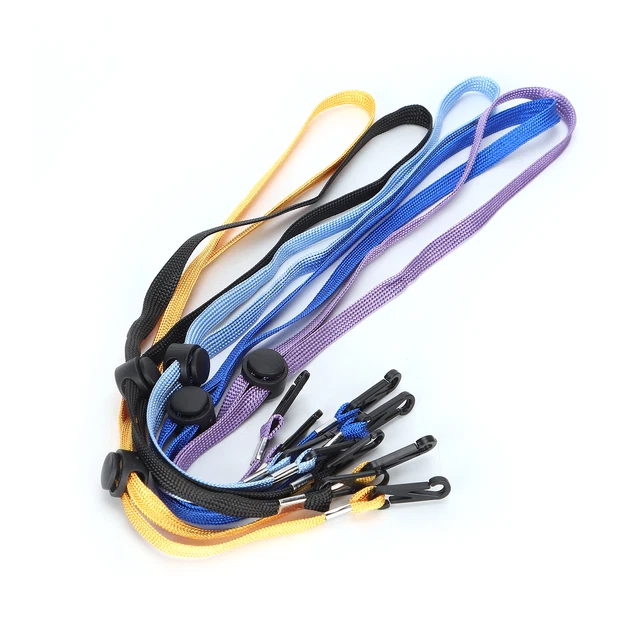 5pcs Nylon Face Cover Lanyard Adjust Face Cover Strap Holder Accessory HEE