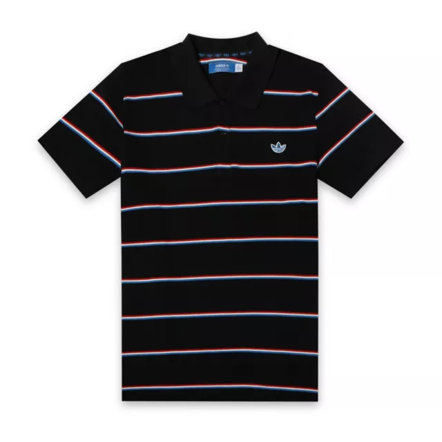Polo Adidas stile retrò XL nera uomo casual sport manica corta