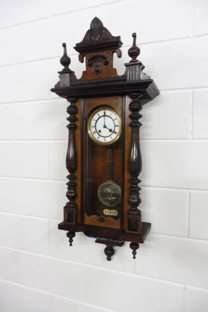 Antique German Wall Clock Regulator Gustav Becker Top condition