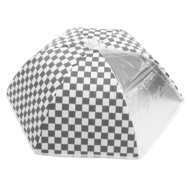 Cesto Frutta Con Coperchio Antimosche - Rete Metallica, 27x27x24cm, Per Tavola O Cucina - Foto 3