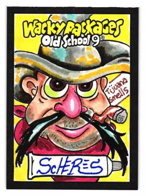 2019 Topps  Wacky Packages Old School 9 Artist Sketch Cards Pick Your Card