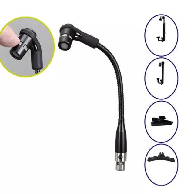 3 Pin für AKG 4 Pin für Shure Mikrofonclip Gitarrenhalter zum Gitarrenspielen