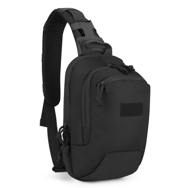 Military Tactical Chest Sling Bag Molle Crossbody Shoulder Backpack Assault Bag